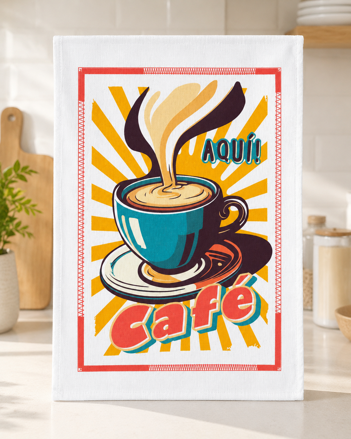 Paños de Cocina 100% Algodón Tejido Sarga | Recetas, Bebidas, Ciudades y Paisajes - Imagen 4