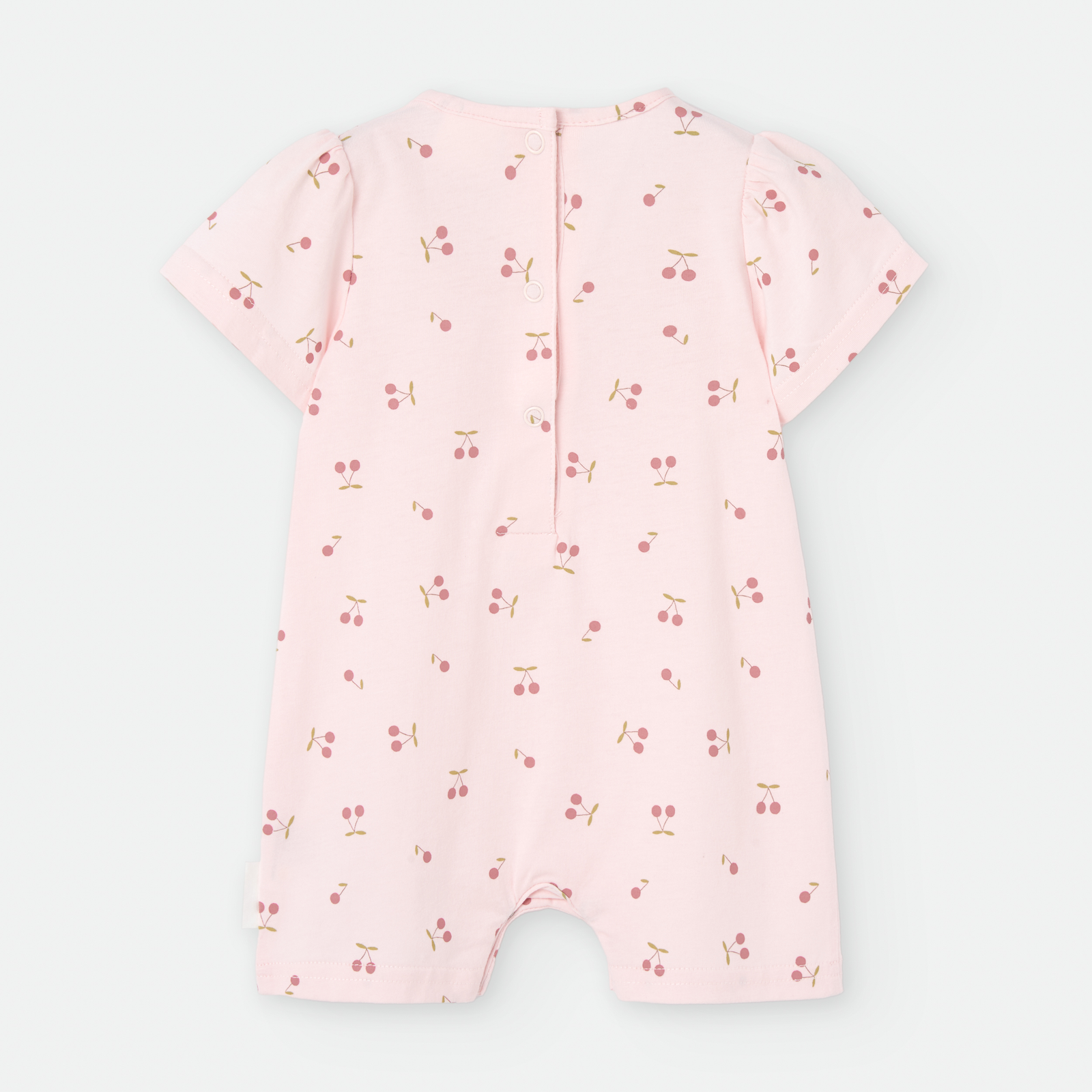 Pelele Bebé Niña Waterlemon Rosa con Estampado de Cerezas - Imagen 2
