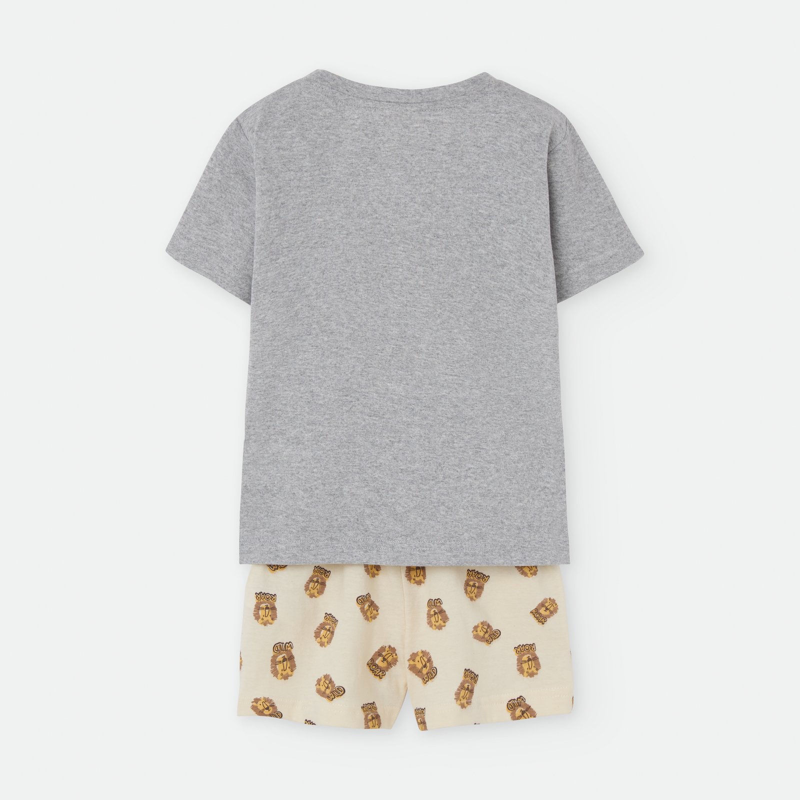 Pijama de Niño corto con Estampado de León - Imagen 2