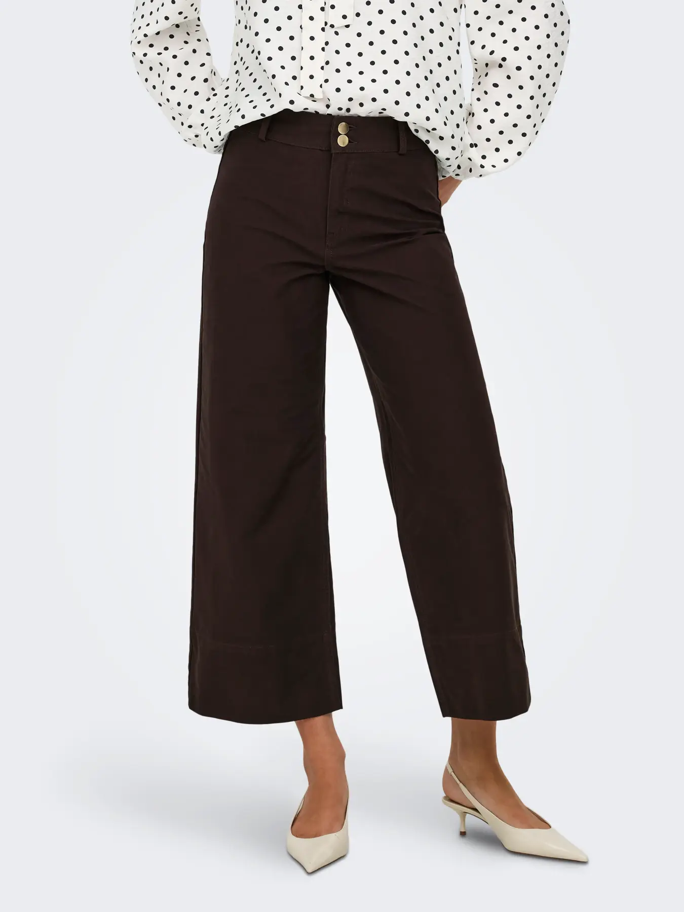 Pantalón CROP de tiro alto ONLY Madison