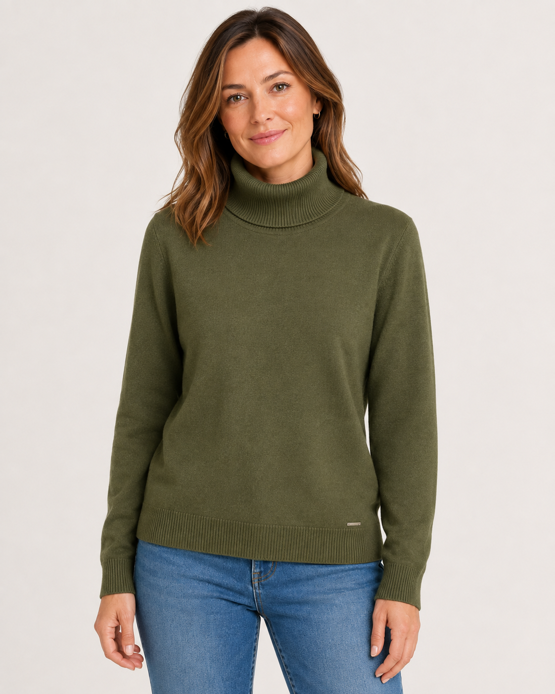Jersey de cuello alto para mujer MCM Superior Creativa – Tallas S a 4XL