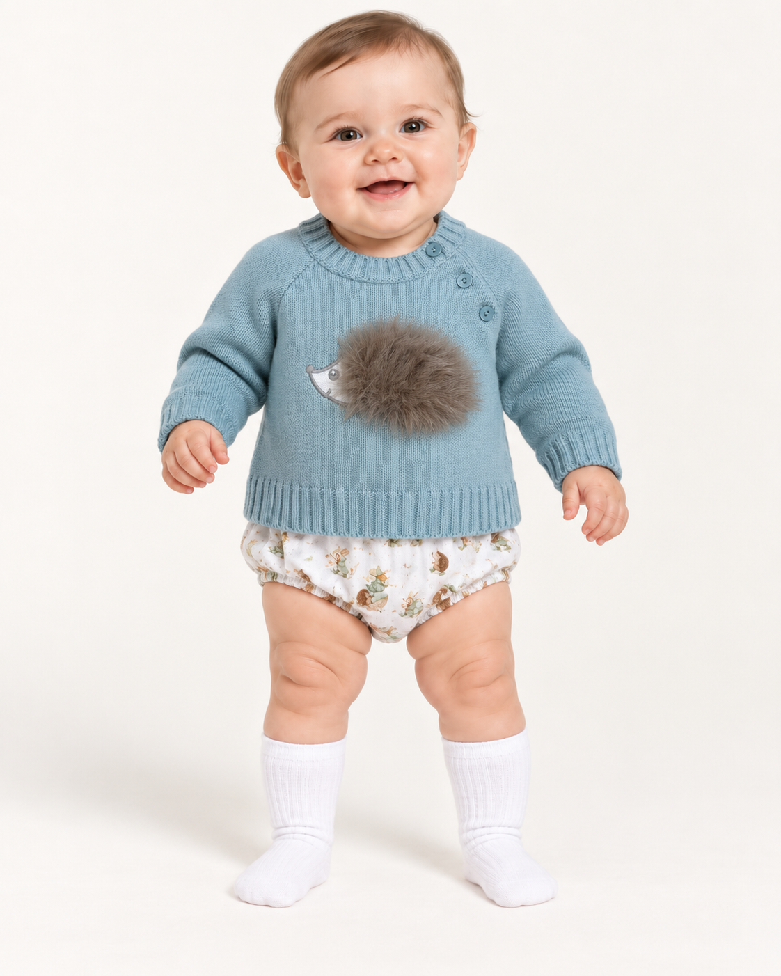 Ranita de Bebé Sardón con Jersey de Punto – Tallas 3M, 6M y 12M - Imagen 4