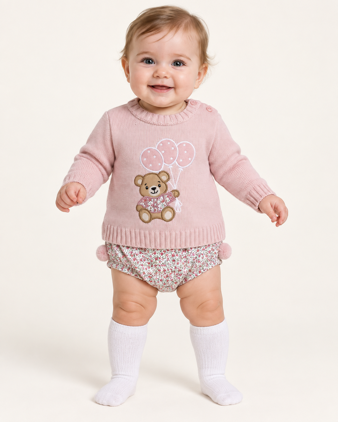 Ranita de Bebé Sardón con Jersey de Punto – Tallas 3M, 6M y 12M - Imagen 6