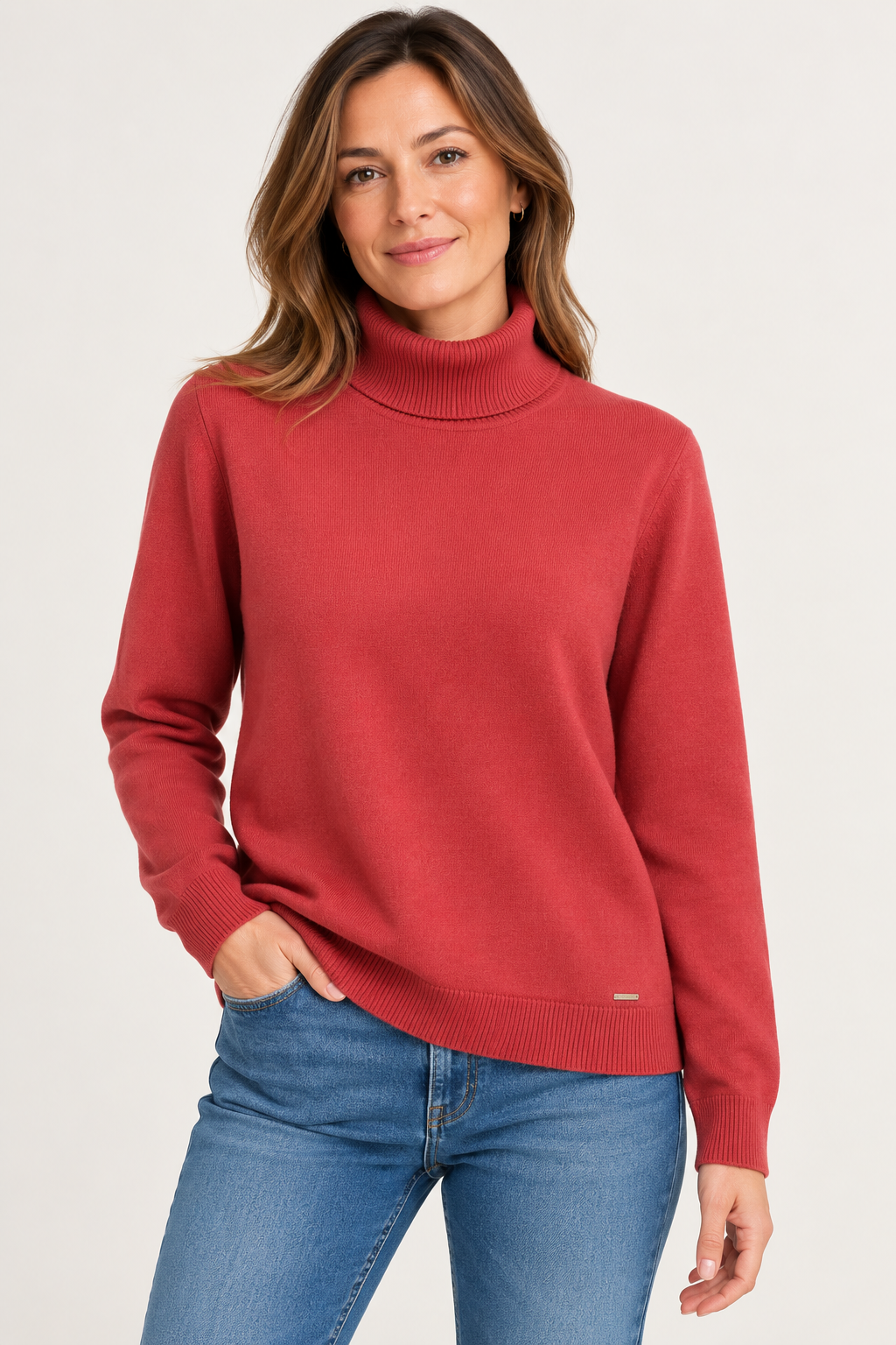 Jersey de cuello alto para mujer MCM Superior Creativa – Tallas S a 4XL - Imagen 2